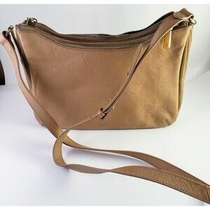 Vince Camuto Purse Lt Brown Genuine Leather FAST SHIPPING